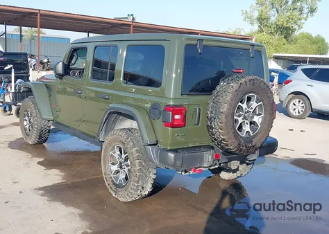 2021 Jeep Wrangler Unlimited Rubicon 4X4 z USA, uszkodzony, nr VIN 1C4JJXFM5MW563794